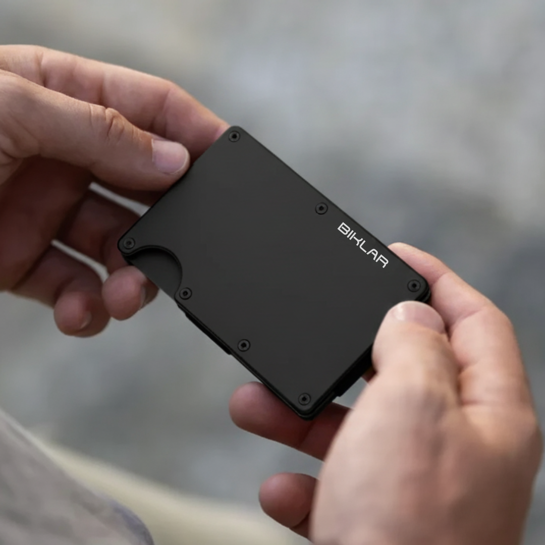 BIKLAR Slim RFID Wallet – Minimalistyczny Aluminiowy Portfel