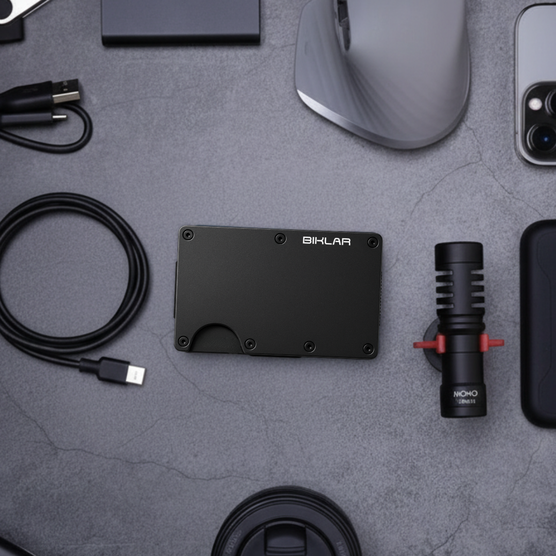 BIKLAR Slim RFID Wallet – Minimalistyczny Aluminiowy Portfel