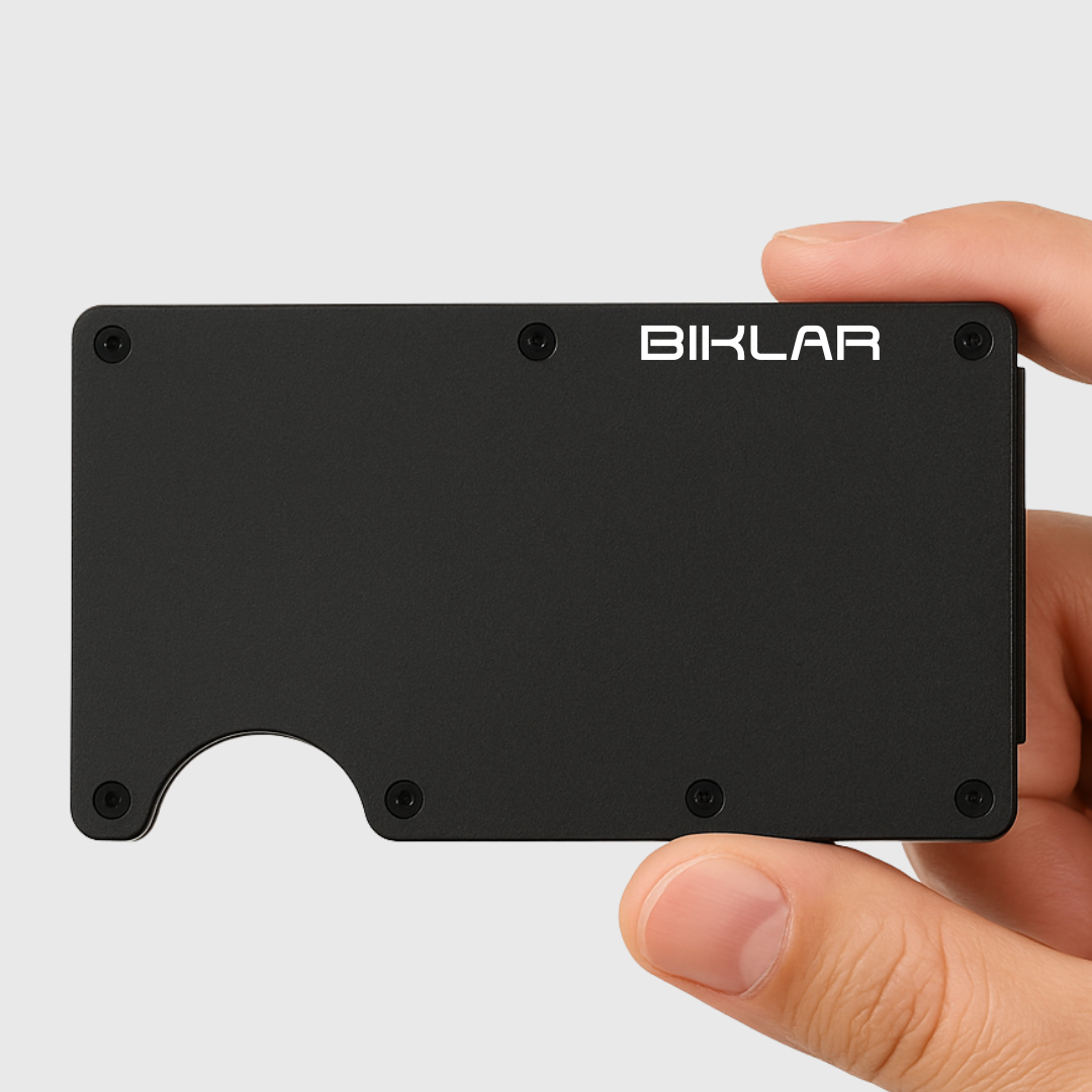 BIKLAR Slim RFID Wallet – Minimalistyczny Aluminiowy Portfel